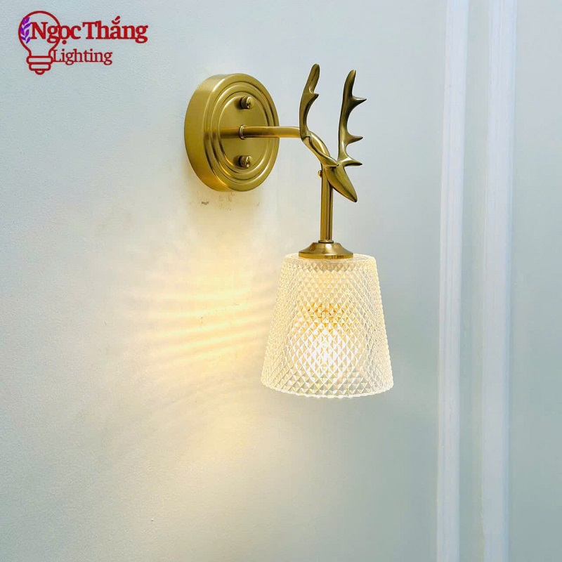 Đèn treo tường phòng ngủ ốp tường trang trí phòng khách cầu thang cao cấp Led 3 chế độ màu 12W VK112 Ngọc Thắng - Ảnh 6