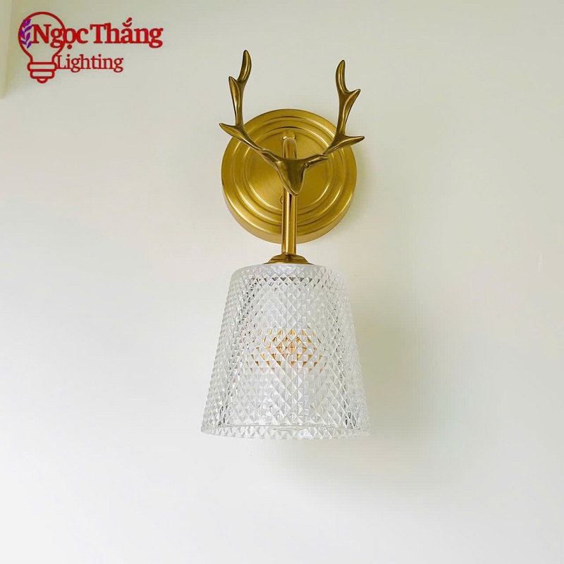 Đèn treo tường phòng ngủ ốp tường trang trí phòng khách cầu thang cao cấp Led 3 chế độ màu 12W VK112 Ngọc Thắng - Ảnh 4
