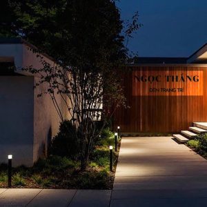 Đèn trụ sân vườn ngoài trời chống nước cao 30Cm Led 5W 220V SV2710 Ngọc Thắng - Ảnh 9
