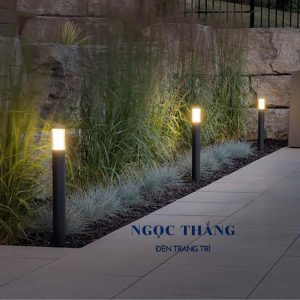Đèn trụ sân vườn ngoài trời chống nước cao 30Cm Led 5W 220V SV2710 Ngọc Thắng - Ảnh 4