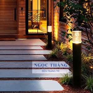 Đèn trụ sân vườn ngoài trời chống nước cao 30Cm Led 5W 220V SV2710 Ngọc Thắng - Ảnh 3