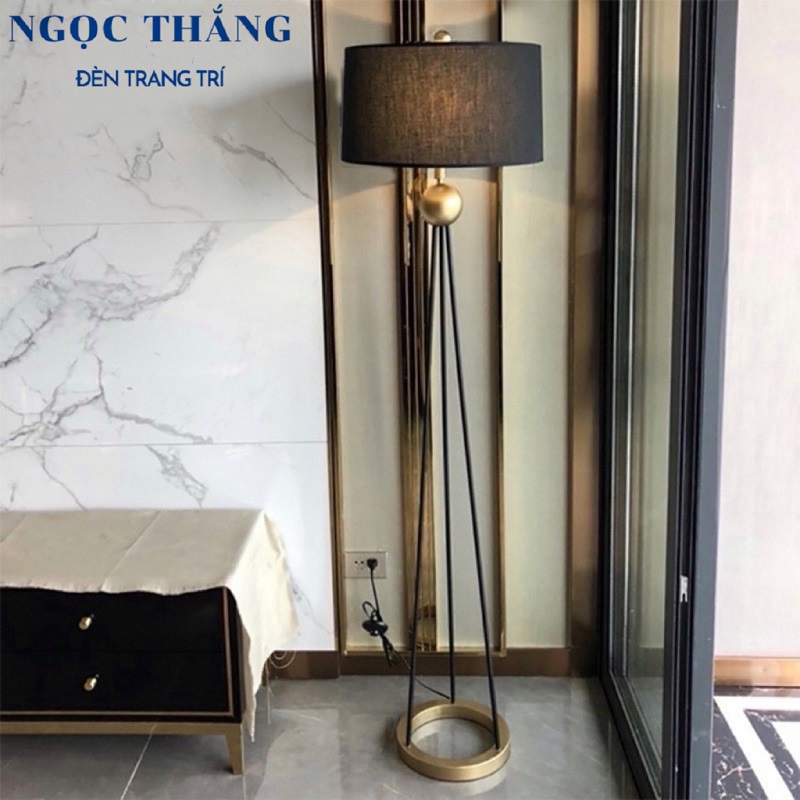 Đèn Cây Đứng Trang Trí Phòng Khách Phòng Ngủ Đọc Sách DC581 Ngọc Thắng (Tặng kèm một bóng Led Bulb 12W chất lượng) - Ảnh 6