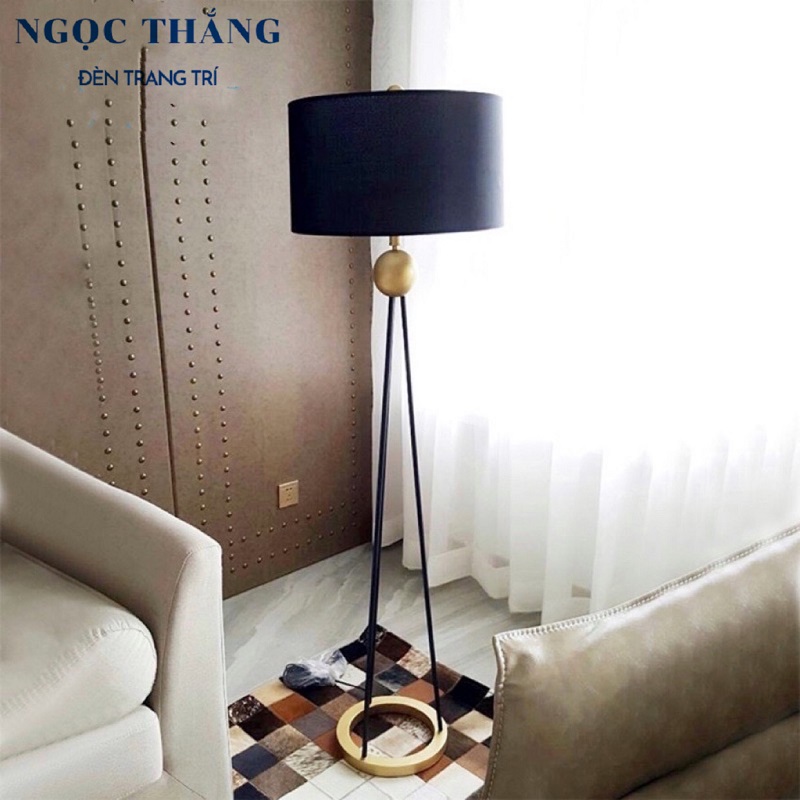 Đèn Cây Đứng Trang Trí Phòng Khách Phòng Ngủ Đọc Sách DC581 Ngọc Thắng (Tặng kèm một bóng Led Bulb 12W chất lượng) - Ảnh 5