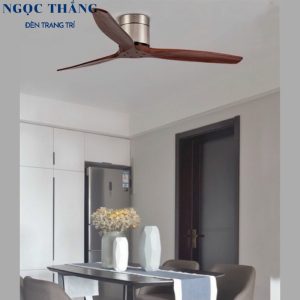 Alternative view of Quạt Trần 3 Cánh Gỗ Trang Trí Sảnh Phòng Khách Cao Cấp VF39 Ngọc Thắng (Kèm remote điều khiển từ xa)