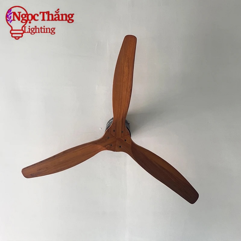 Quạt Trần 3 Cánh Gỗ Trang Trí Sảnh Phòng Khách Cao Cấp VF57 Ngọc Thắng (Kèm remote điều khiển từ xa) - Ảnh 9