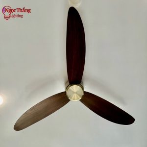 Quạt Trần Chung Cư 3 Cánh Bảo Hành 5 Năm Trang Trí Phòng Khách Phòng Ngủ QT31D Ngọc Thắng Kèm Remote - Ảnh 3