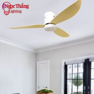 Quạt Trần Đèn 3 Cánh Trang Trí Sảnh Phòng Khách Cao Cấp VF72 Ngọc Thắng (Kèm remote điều khiển từ xa)