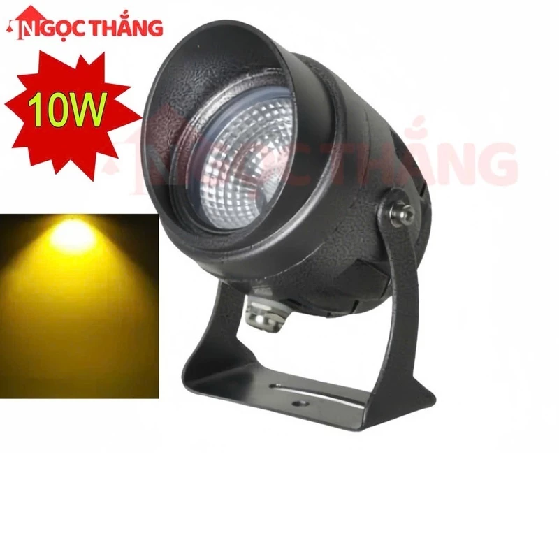 Đèn rọi cột sân vườn ngoài trời Led 10W 220V SV1685 Ngọc Thắng (Ánh sáng vàng)