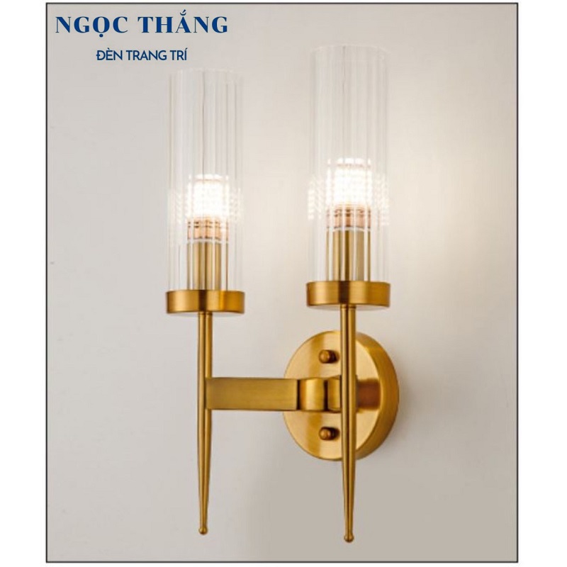 Đèn gắn tường ốp tường trang trí phòng khách phòng ngủ cầu thang E27 220V V8240 Ngọc Thắng (Tặng kèm bóng Led Edison ánh sáng vàng) - Ảnh 7