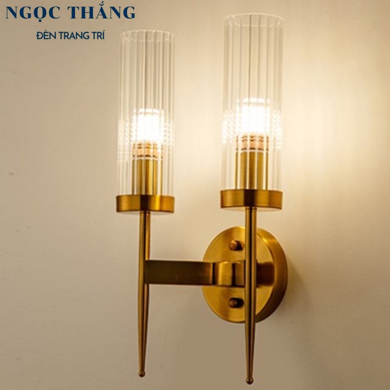 Đèn gắn tường ốp tường trang trí phòng khách phòng ngủ cầu thang E27 220V V8240 Ngọc Thắng (Tặng kèm bóng Led Edison ánh sáng vàng) - Ảnh 2