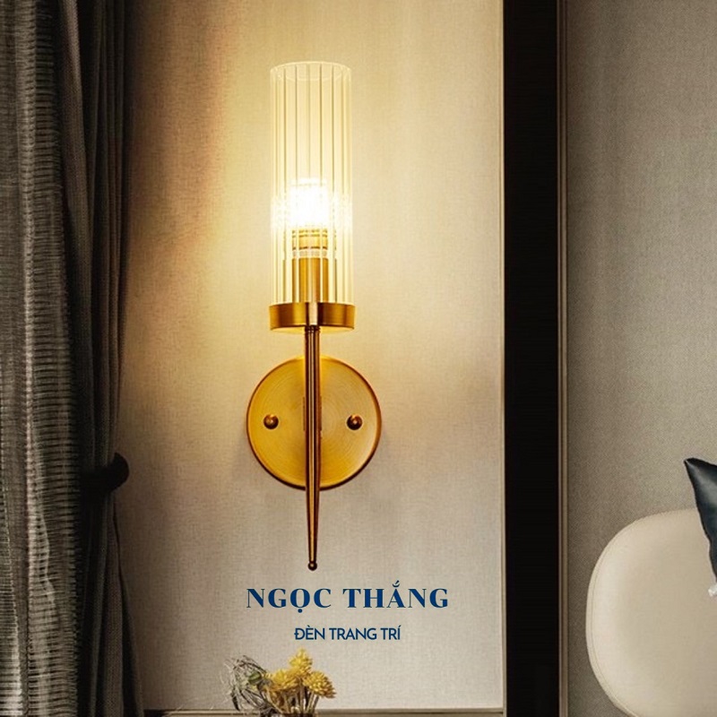 Đèn gắn tường ốp tường trang trí phòng khách phòng ngủ cầu thang E27 220V V8240 Ngọc Thắng (Tặng kèm bóng Led Edison ánh sáng vàng) - Ảnh 15