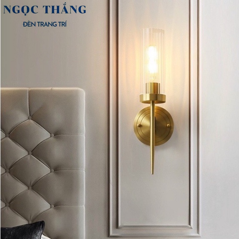 Đèn gắn tường ốp tường trang trí phòng khách phòng ngủ cầu thang E27 220V V8240 Ngọc Thắng (Tặng kèm bóng Led Edison ánh sáng vàng) - Ảnh 14