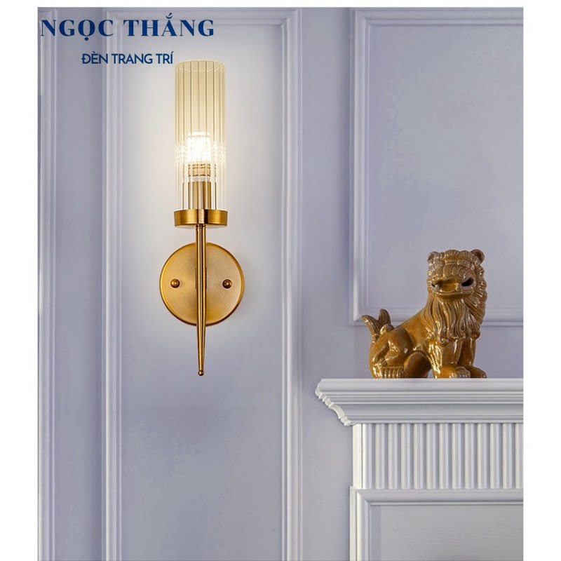 Đèn gắn tường ốp tường trang trí phòng khách phòng ngủ cầu thang E27 220V V8240 Ngọc Thắng (Tặng kèm bóng Led Edison ánh sáng vàng) - Ảnh 8