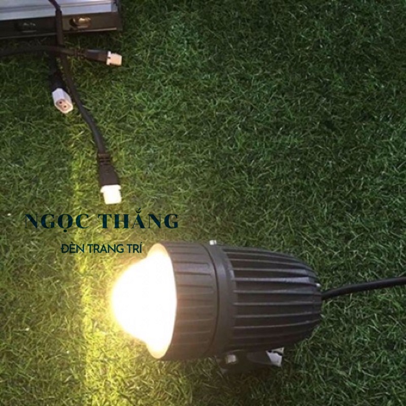 Đèn rọi cột sân vườn trang trí ngoài trời Led 10W Ánh sáng vàng 220V DCT611C Ngọc Thắng - Ảnh 2