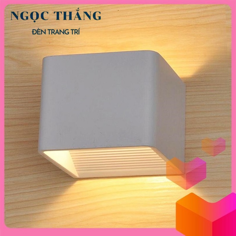 Đèn Led treo tường hắt tường trang trí trong nhà cầu thang Led vàng 7W 220V GT350 Ngọc Thắng - Ảnh 10