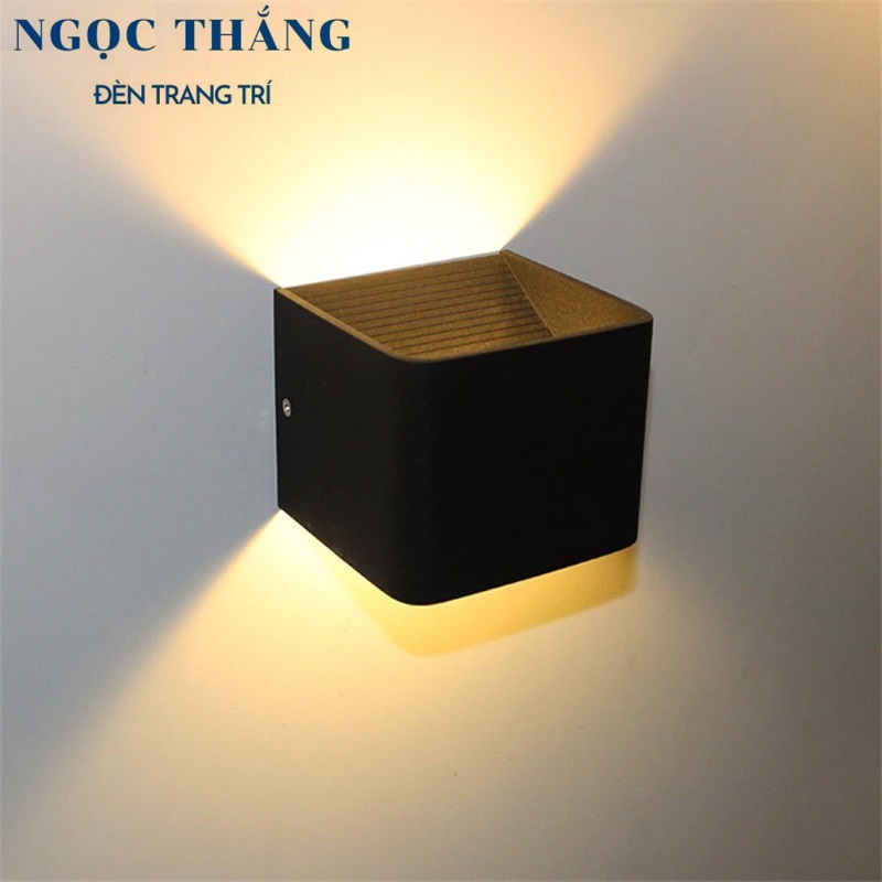 Đèn Led treo tường hắt tường trang trí trong nhà cầu thang Led vàng 7W 220V GT350 Ngọc Thắng - Ảnh 5