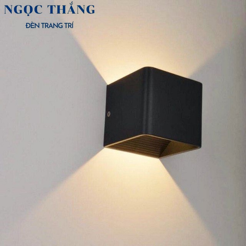 Đèn Led treo tường hắt tường trang trí trong nhà cầu thang Led vàng 7W 220V GT350 Ngọc Thắng - Ảnh 2