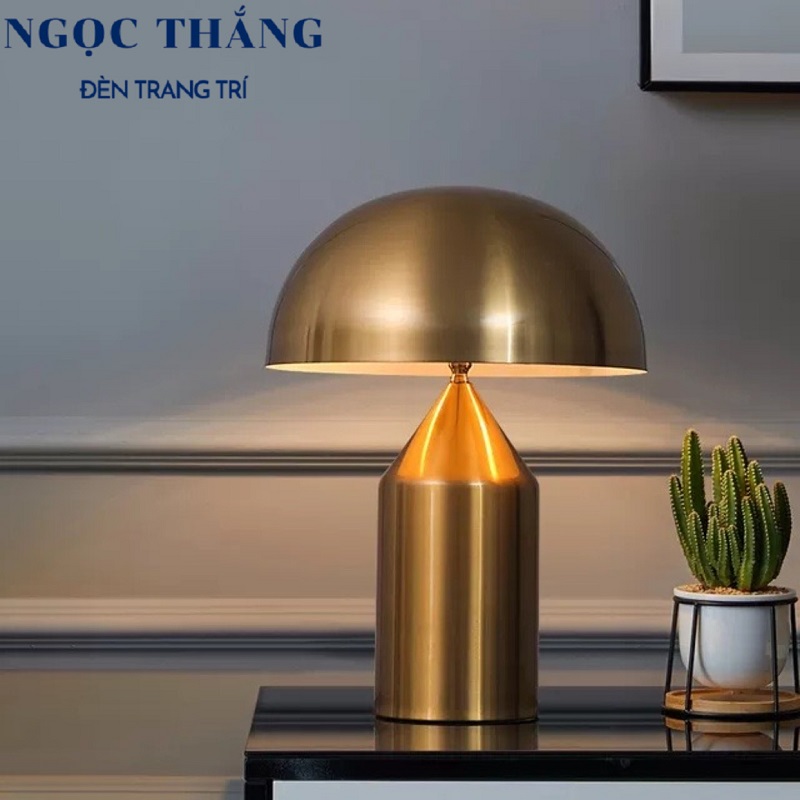 Đèn bàn làm việc phòng ngủ phòng khách cao cấp ánh sáng vàng DB34 Ngọc Thắng