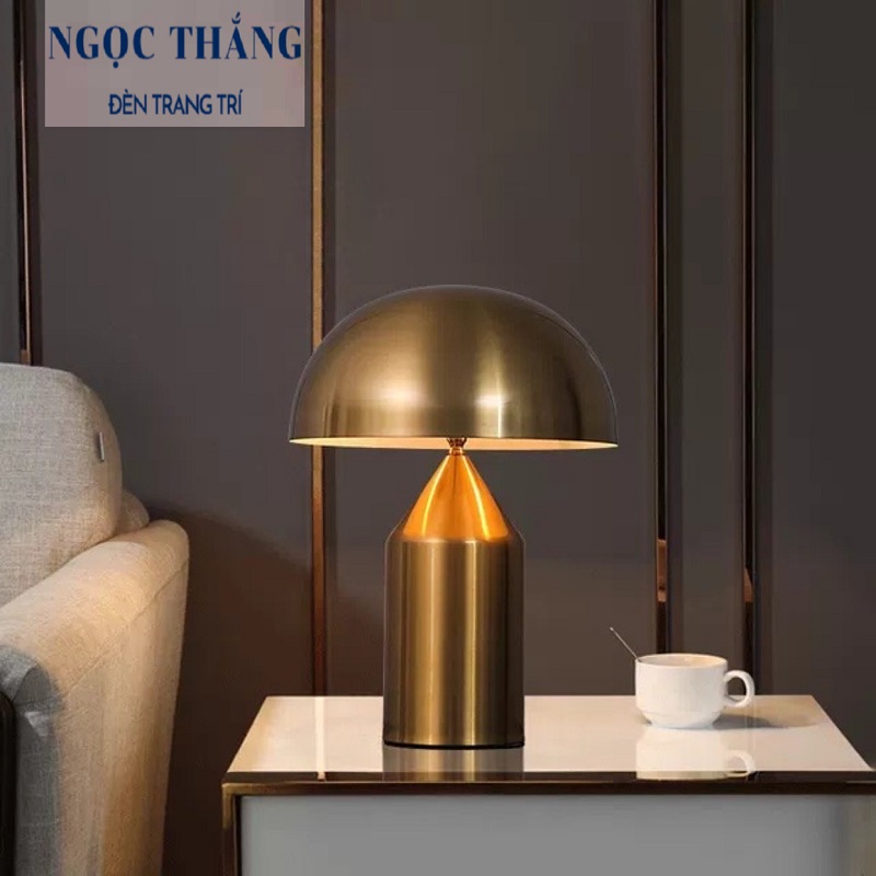 Đèn bàn làm việc phòng ngủ phòng khách cao cấp ánh sáng vàng DB34 Ngọc Thắng - Ảnh 3