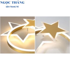 Đèn Mâm LED Ốp Trần Hiện Đại Trang Trí Phòng Khách Phòng Ngủ Cho Bé MO959 Ngọc Thắng (Tặng kèm remote điều khiển từ xa) - Ảnh 3