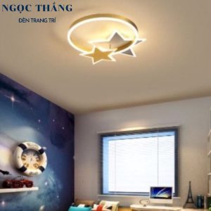 Alternative view of Đèn Mâm LED Ốp Trần Hiện Đại Trang Trí Phòng Khách Phòng Ngủ Cho Bé MO959 Ngọc Thắng (Tặng kèm remote điều khiển từ xa)