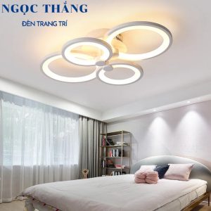 Alternative view of Đèn Mâm LED 4 Cánh Ốp Trần Hiện Đại Trang Trí Phòng Khách MO917 Ngọc Thắng (Tặng kèm remote điều khiển từ xa)
