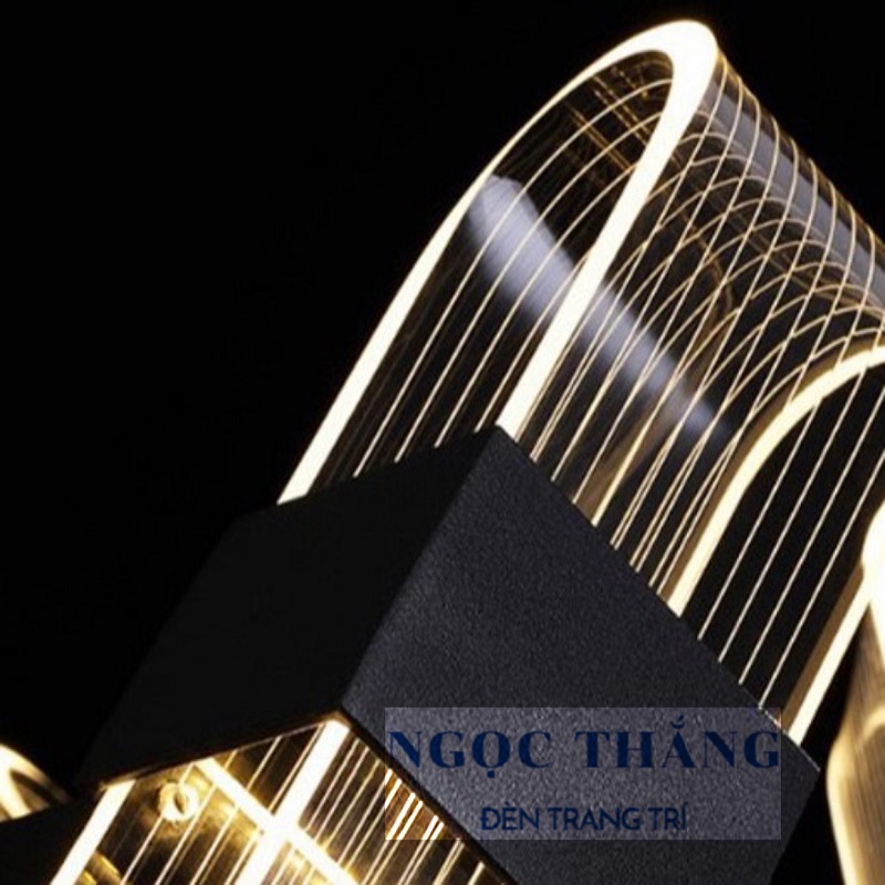 Đèn Led treo tường gắn tường trang trí phòng ngủ phòng khách cầu thang 8W Led 3 chế độ màu 220V GT467 Ngọc Thắng - Ảnh 10