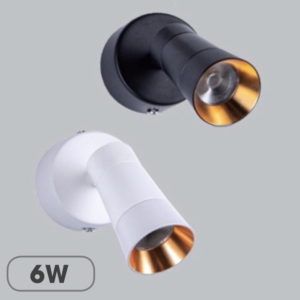 Đèn rọi tranh ảnh gắn tường phòng ngủ phòng khách bảo hành 24 tháng Led vàng 6W PT97A Ngọc Thắng