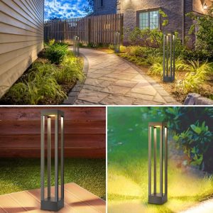 Đèn trụ sân vườn ngoài trời chống nước cao 60Cm Led 12W 220V VNT7728 Ngọc Thắng - Ảnh 6