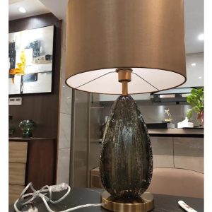 Alternative view of Đèn bàn phòng khách phòng ngủ thân thuỷ tinh cao cấp DB719 Ngọc Thắng (Tặng kèm một bóng Led 12W 3 chế độ màu)