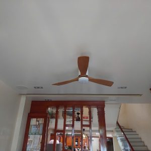 Alternative view of Quạt Trần Đèn 3 Cánh Gỗ Trang Trí Sảnh Phòng Khách Cao Cấp VF36 Ngọc Thắng (Kèm remote điều khiển từ xa)