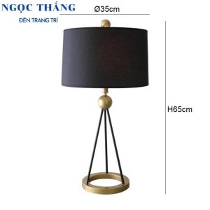 Alternative view of Đèn để bàn học làm việc phòng ngủ cao cấp DB580 Ngọc Thắng (Tặng kèm một bóng Led 12W)