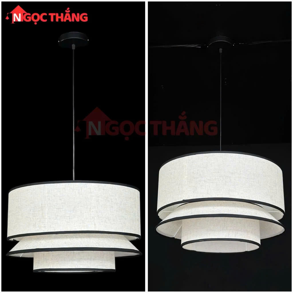 Đèn thả Vintage 50cm trang trí bàn ăn phòng ngủ phòng khách quán cafe THD53 Ngọc Thắng - Ảnh 10