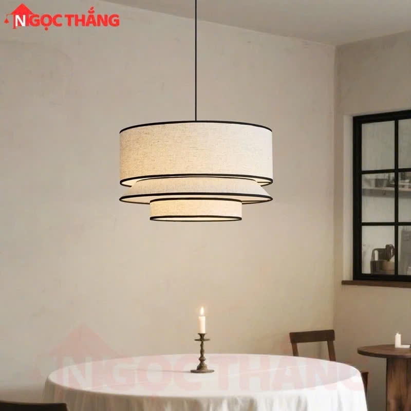 Đèn thả Vintage 50cm trang trí bàn ăn phòng ngủ phòng khách quán cafe THD53 Ngọc Thắng - Ảnh 9