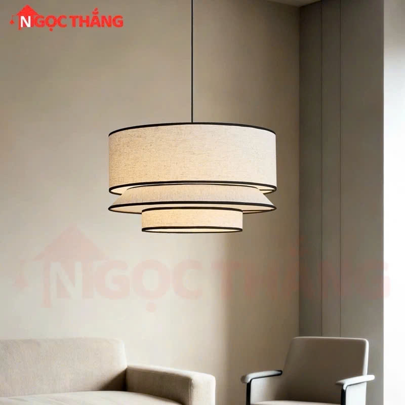 Đèn thả Vintage 50cm trang trí bàn ăn phòng ngủ phòng khách quán cafe THD53 Ngọc Thắng - Ảnh 7