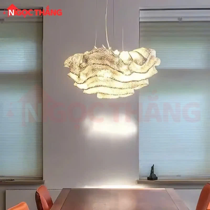 Đèn thả Vintage Ø60cm trang trí bàn ăn phòng ngủ phòng khách quán cafe THD64 Ngọc Thắng