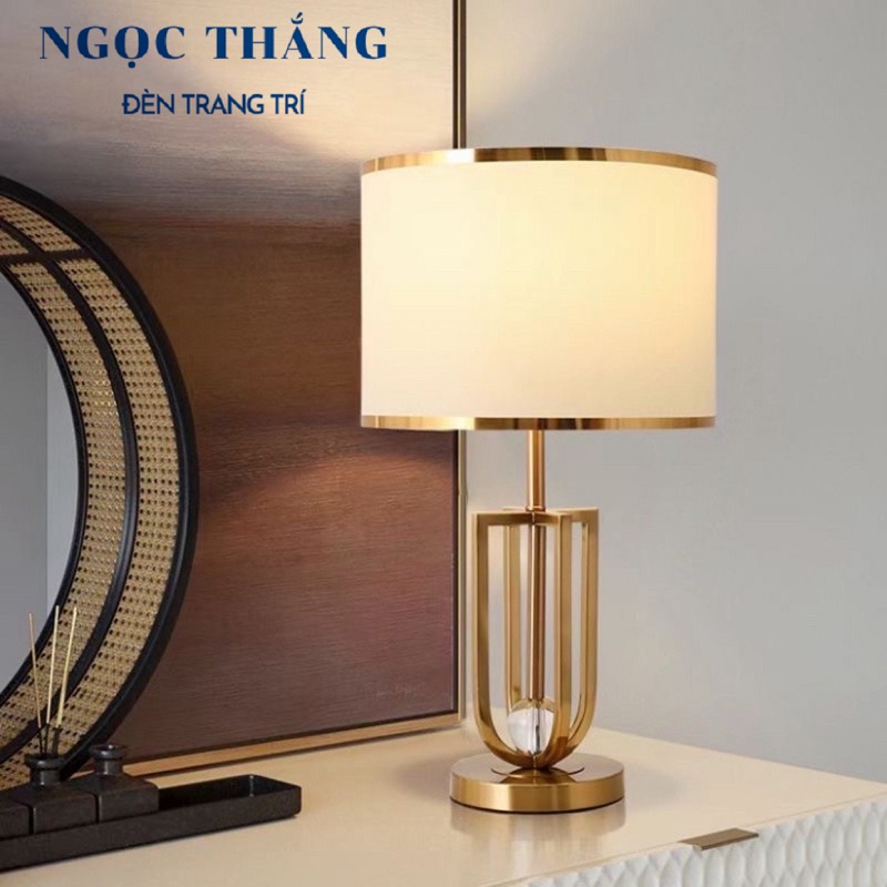 Đèn bàn phòng ngủ trang trí phòng khách bàn làm việc E27 220V ĐB5100A Ngọc Thắng