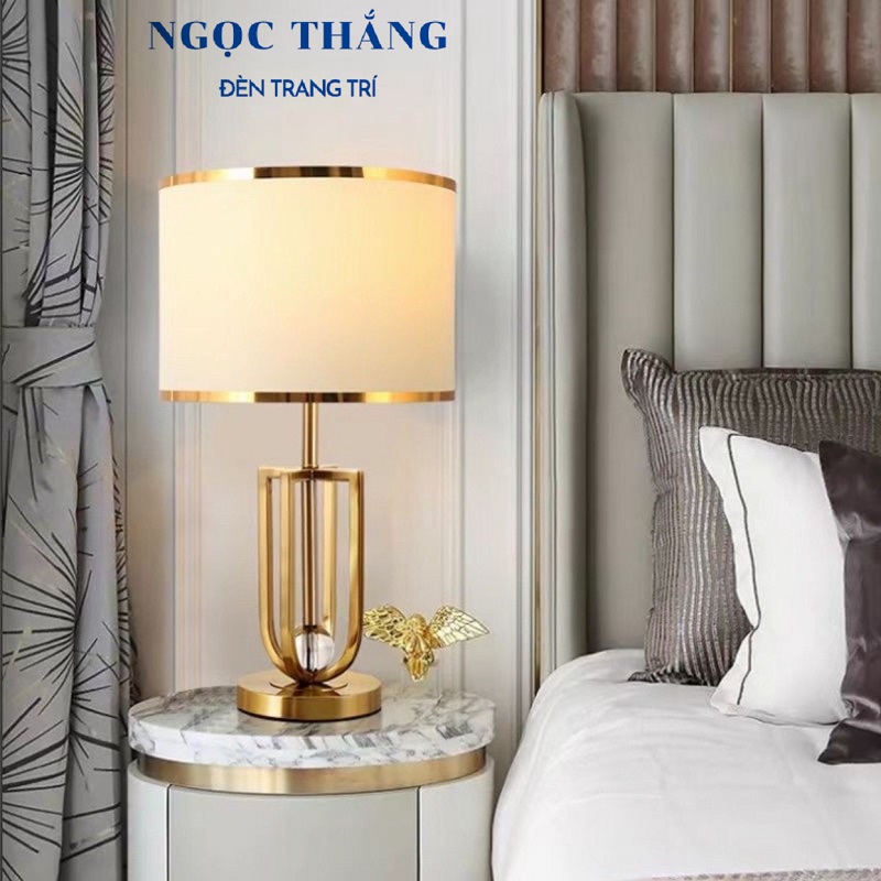 Đèn bàn phòng ngủ trang trí phòng khách bàn làm việc E27 220V ĐB5100A Ngọc Thắng - Ảnh 8