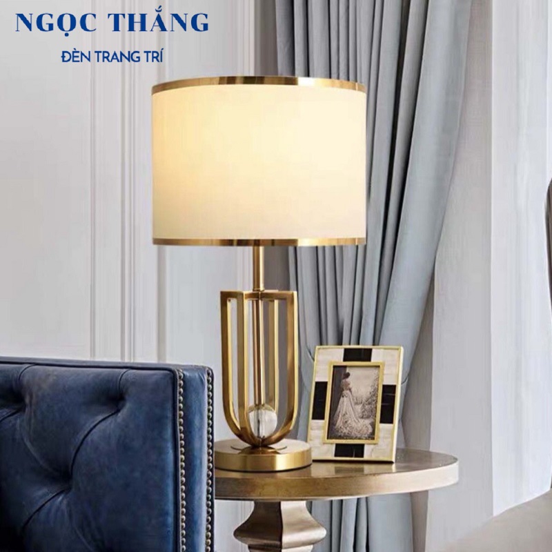 Đèn bàn phòng ngủ trang trí phòng khách bàn làm việc E27 220V ĐB5100A Ngọc Thắng - Ảnh 6