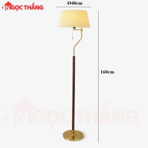 Alternative view of Đèn Cây Đứng Cao 160cm Trang Trí Phòng Khách Phòng Ngủ ĐB6386 Ngọc Thắng (Kèm bóng Led vàng 12W)