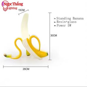 Alternative view of Đèn để bàn hình quả chuối decor trang trí phòng khách phòng ngủ 220V DB201 Ngọc Thắng