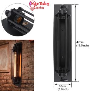 Alternative view of Đèn gắn tường treo tường rọ sắt trang trí cầu thang phòng ngủ quán cà phê V98 Ngọc Thắng