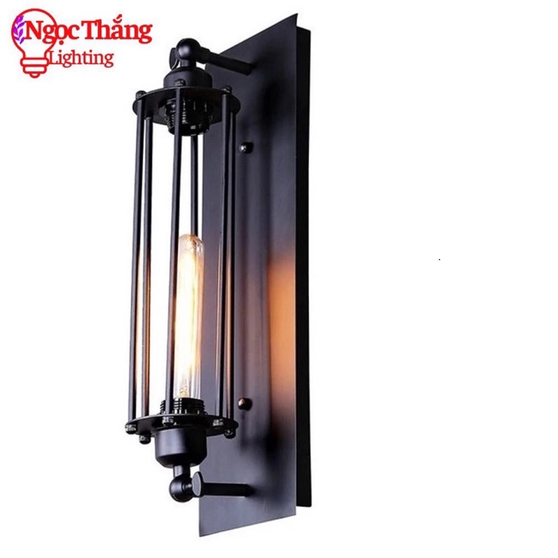 Đèn gắn tường treo tường rọ sắt trang trí cầu thang phòng ngủ quán cà phê V98 Ngọc Thắng