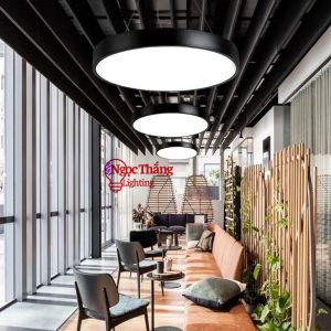 Đèn thả trần văn phòng 60cm hình tròn hình lục giác ánh sáng trắng 48W 220V MS01 Ngọc Thắng - Ảnh 6