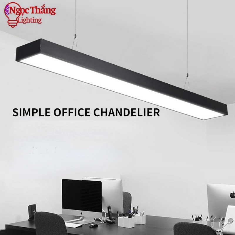 Đèn Led thả trần văn phòng siêu sáng 118cm x 10cm ánh sáng trắng 42W 220V MS118 Ngọc Thắng - Ảnh 8