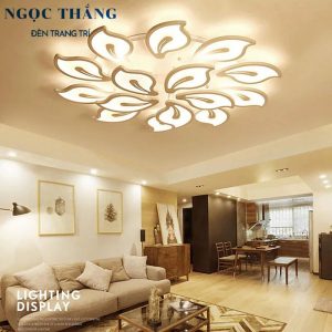 Alternative view of Đèn Mâm LED 15 Cánh Ốp Trần Hiện Đại Trang Trí Phòng Khách MT3606/15 Ngọc Thắng (Tặng kèm remote điều khiển từ xa)