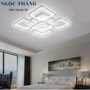 Alternative view of Đèn Mâm 5 Cánh Ốp Trần Hiện Đại Trang Trí Phòng Khách Phòng Ngủ MT7194/4+1 50W Ngọc Thắng Kèm Remote