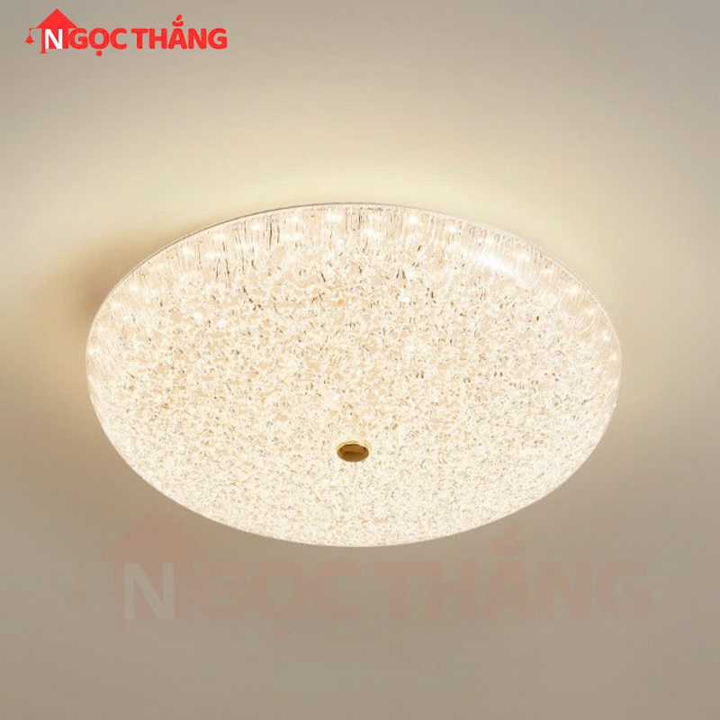 Đèn Mâm Ốp Trần Phòng Khách Trang Trí Phòng Ngủ Led 3 Màu 48W MT973 Ngọc Thắng (Kèm Remote) - Ảnh 3