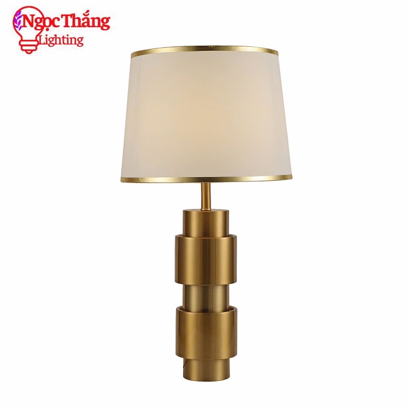 Đèn ngủ để bàn cao cấp trang trí phòng khách phòng ngủ Led 3 màu 12W 220V DB0517 Ngọc Thắng