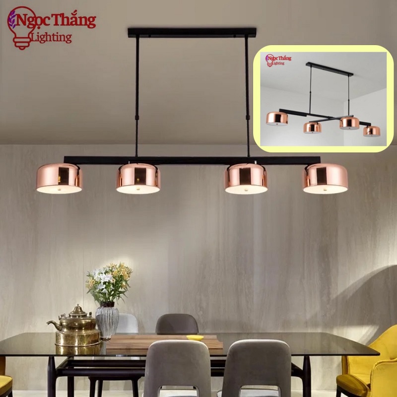 Đèn thả bàn ăn văn phòng trang trí phòng khách phòng ngủ BH 24 Tháng 48W E27 TTK12BN4 Ngọc Thắng